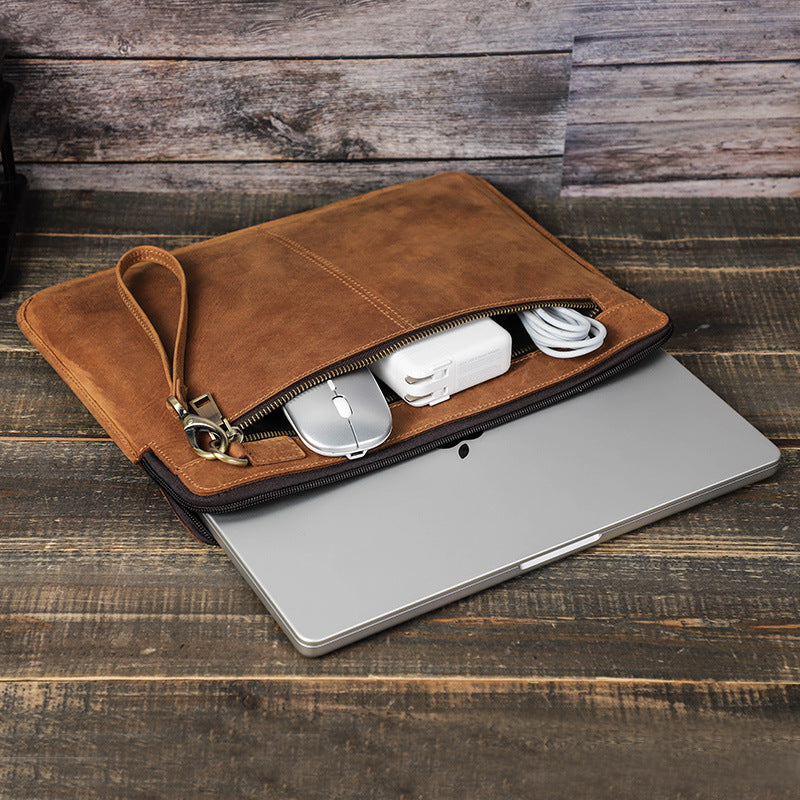 Leather Notebook Computer Bag