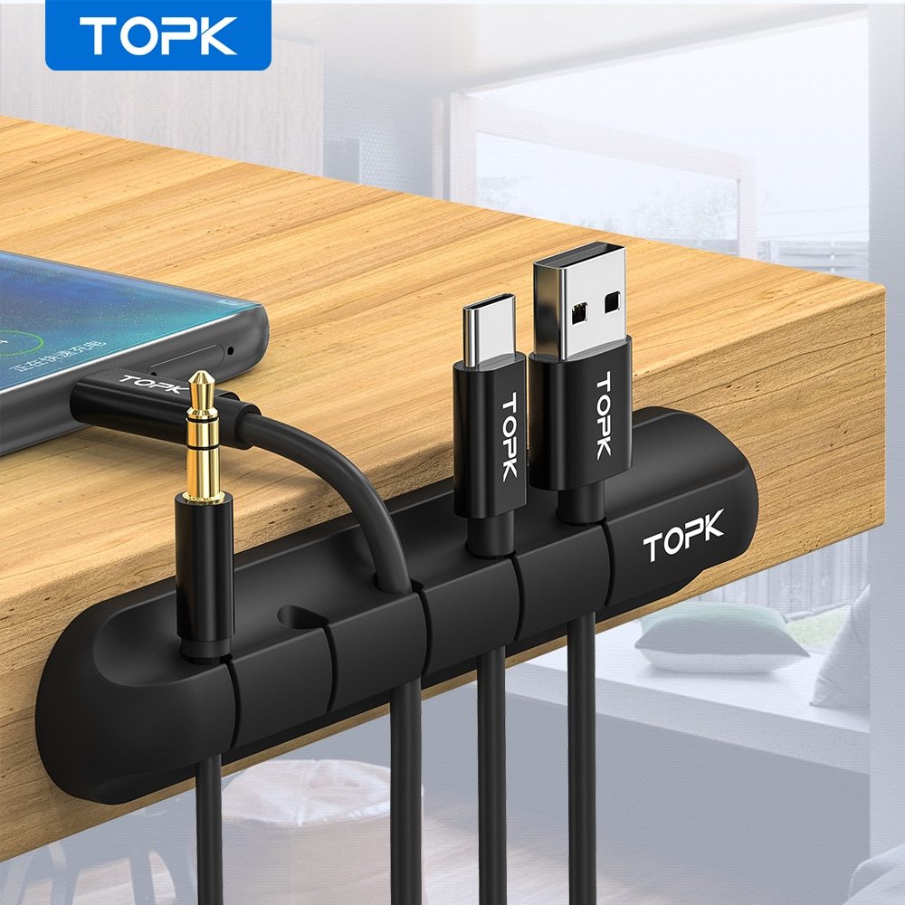 Silicone USB Cable - Multipurpose Clips Cables Protector For Wired Headphones - JumoShop