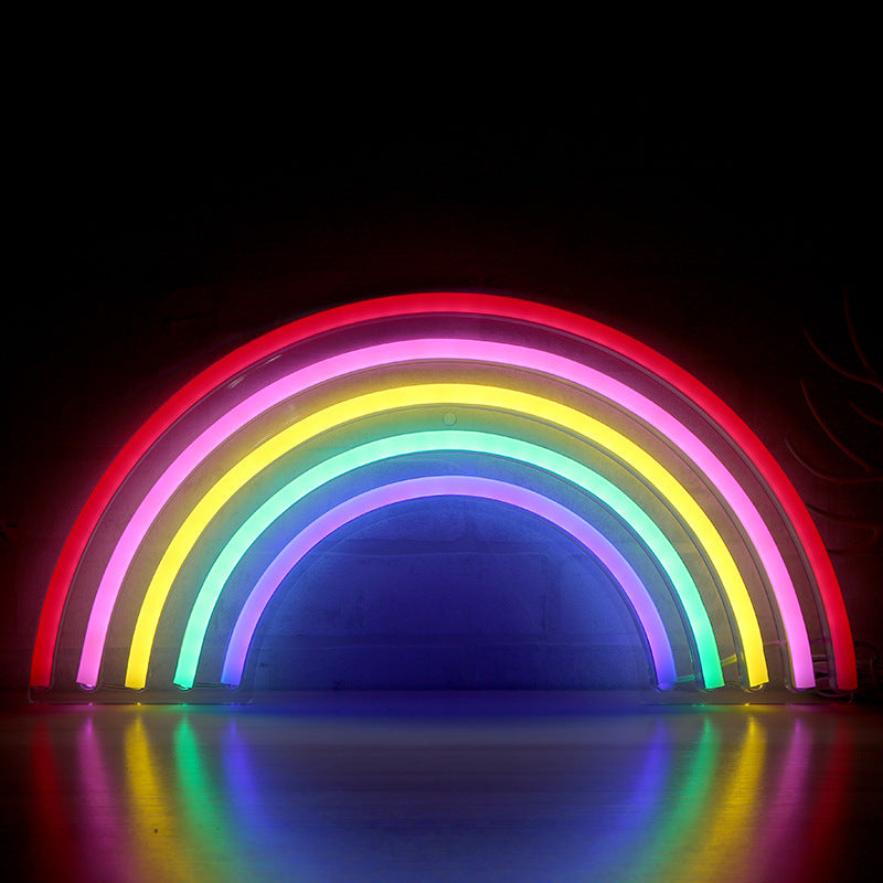 Room Decoration Night Light - LED Neon Lights, Acrylic Back Panel,