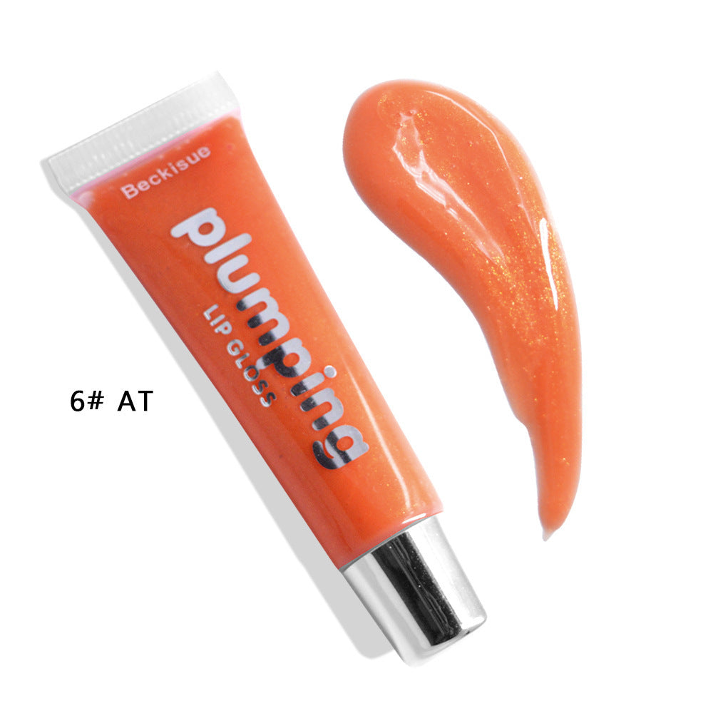 Wet Cherry Plumping Lip gloss - Lip Plumper Makeup Big Lip Gloss Moisturizer Plump Volume Shiny Vitamin E Mineral Oil
