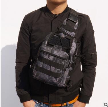 Hot Style Canvas Riding Pack - Camouflage Field Sports Small Chest Bag