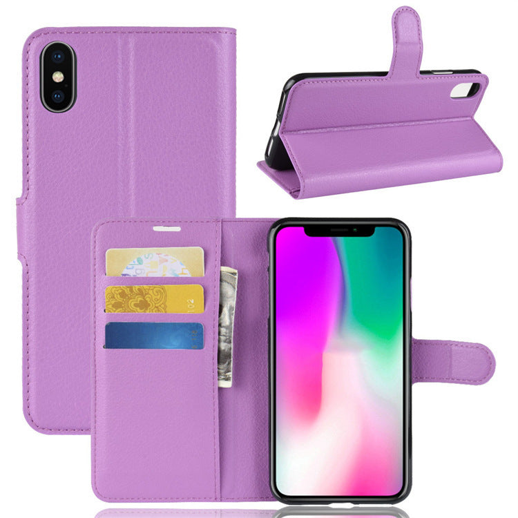 Litchi Pattern Leather Phone Case