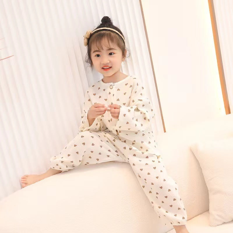 Soft Cotton Cartoon Children's Pajama Set