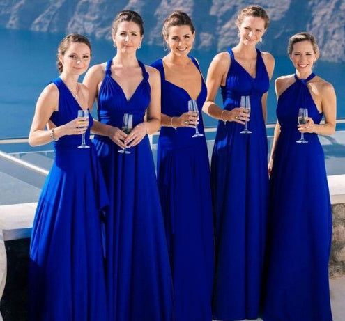 Sexy Long Party Dress - Summer Backless Bandage Maxi Dress Multiway Bridesmaids Boho Women Dress