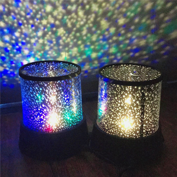 LED Night Light Projector Lamp - Colorful Star Light (Random Color)