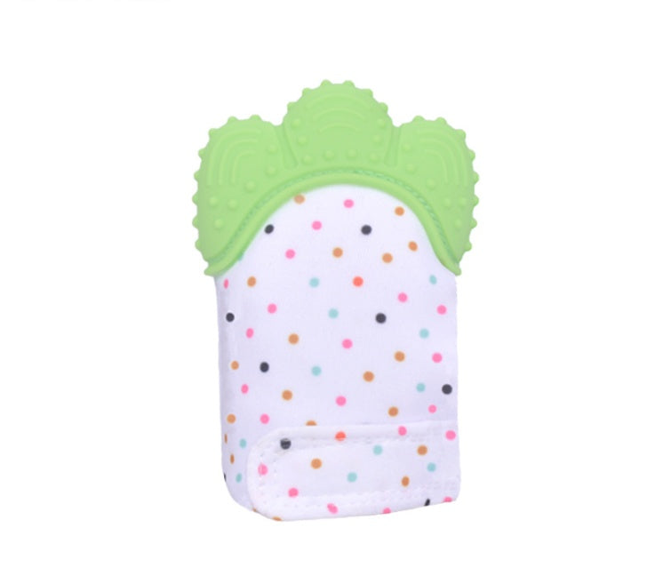 Baby Teether Anti-Bite Silicone Molar Gloves -  children's sound toys