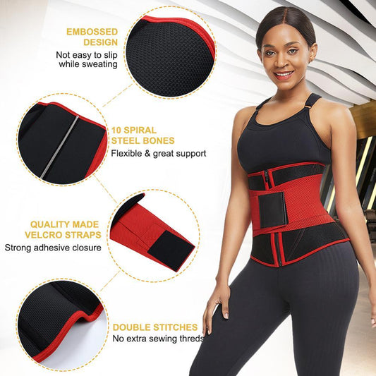 European & American Sports Waist Belt – Flannel Body Shaping & Waist Trainer