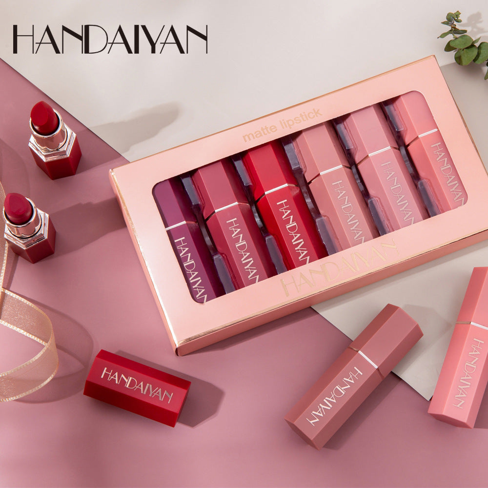 Matte Lipstick Gift Box - Set Non-stick Cup Lipstick Lipstick