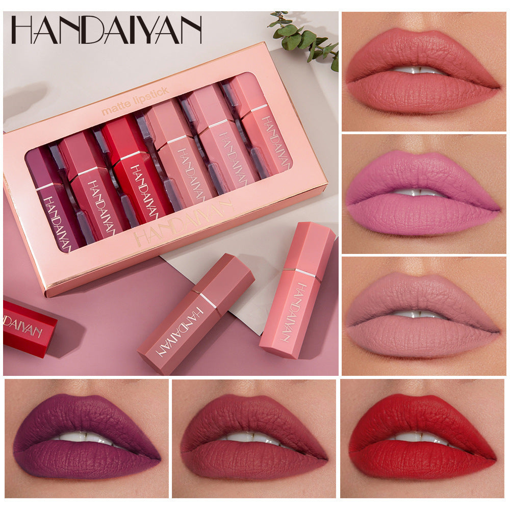 Matte Lipstick Gift Box - Set Non-stick Cup Lipstick Lipstick
