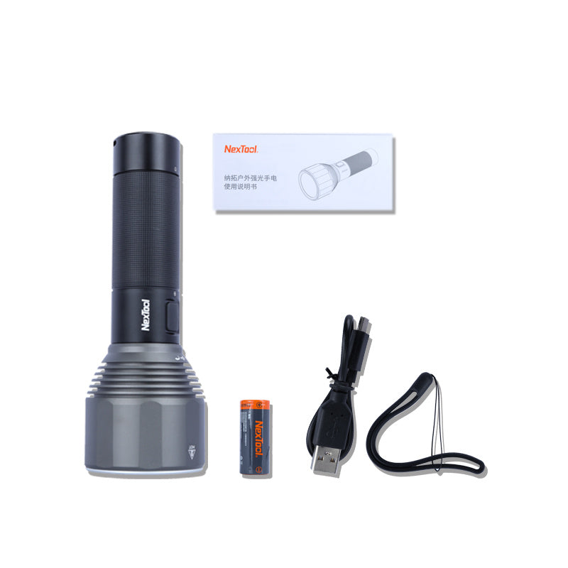 Outdoor Strong Flashlight - 2000 Lumens Rechargeable Super Bright Flashlight