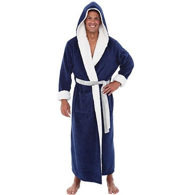 Men's Pajamas - Winter Solid Color Home Wear