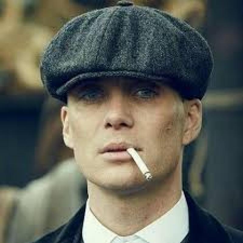 Wool Newsboy Caps - Men Herringbone Flat Caps Gatsby
