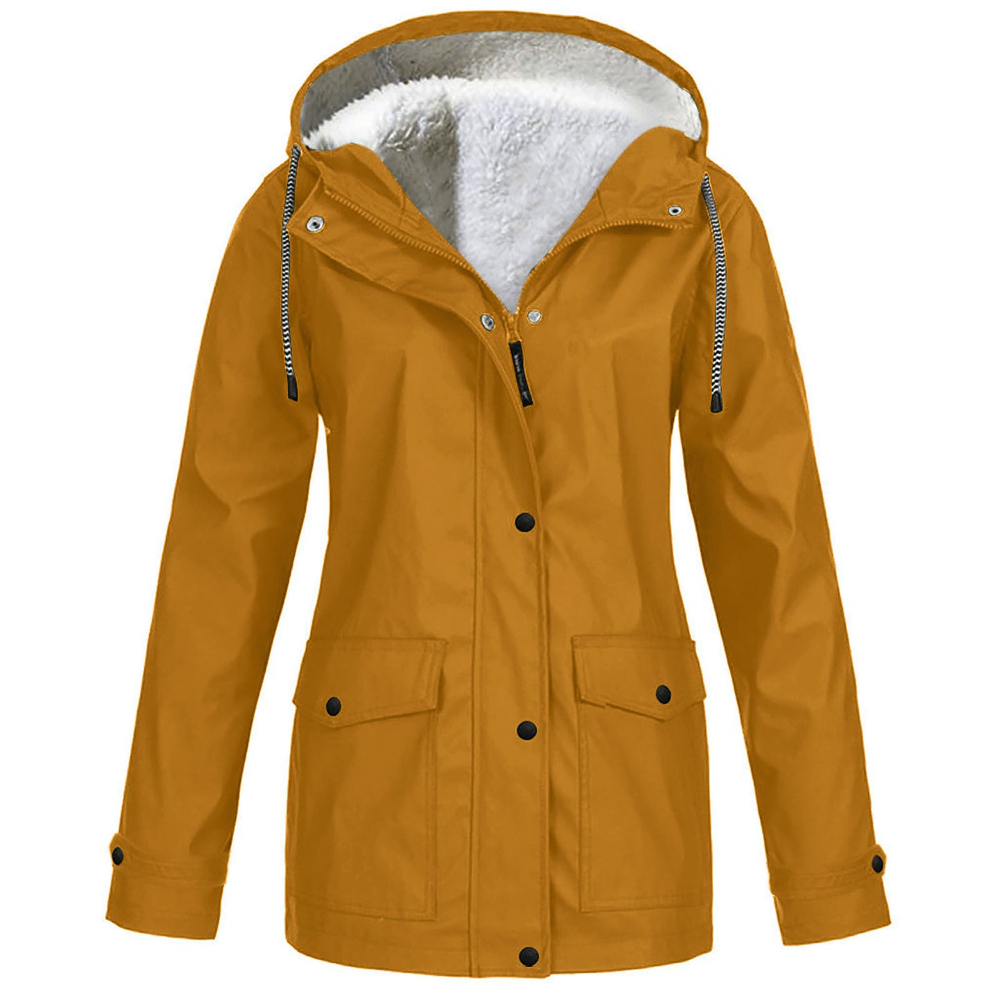 Fleece Outdoor Mountaineering Hooded Winter Outwear Coat
