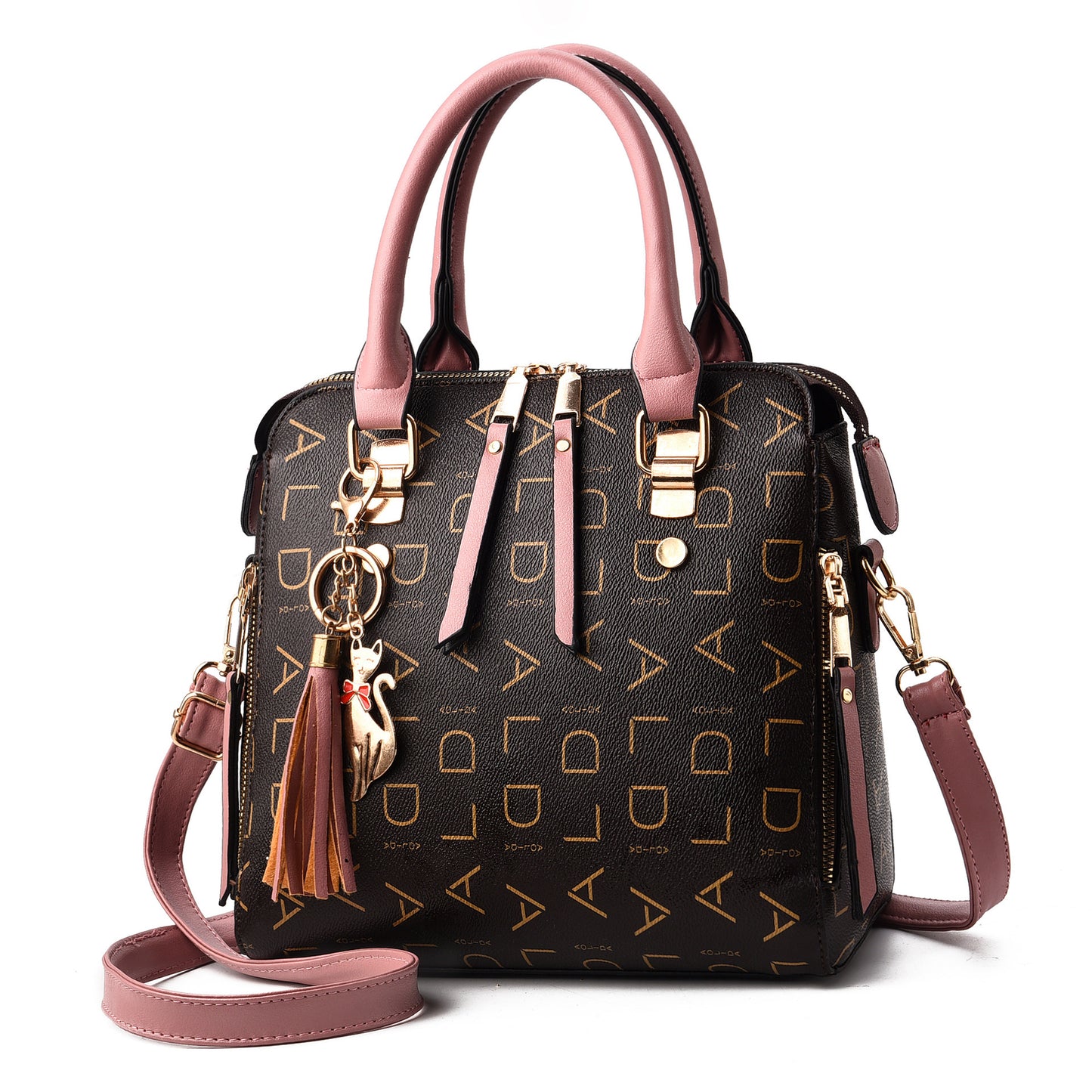 Women's Bag Leisure Shoulder Bag - Large Capacity Leather Handbag Cross Bag