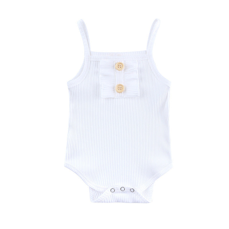 Adorable Baby Girls Summer Romper & Skirt Set – Trendy & Comfortable!  New Baby Clothing Girls Summer Romper Skirt Set - JumoShop
