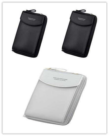 Mobile Phone Bag Zipper - Women Diagonal Bag