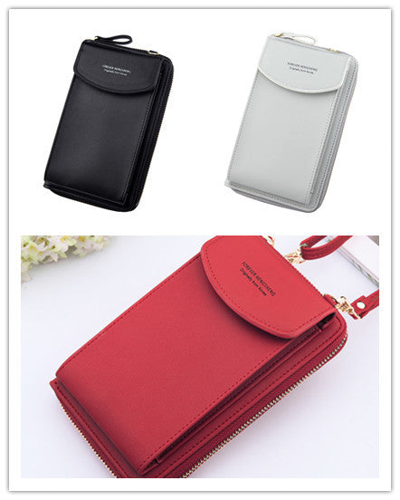 Mobile Phone Bag Zipper - Women Diagonal Bag