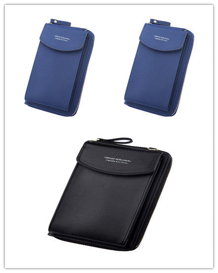 Mobile Phone Bag Zipper - Women Diagonal Bag