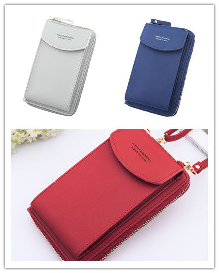 Mobile Phone Bag Zipper - Women Diagonal Bag
