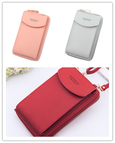 Mobile Phone Bag Zipper - Women Diagonal Bag