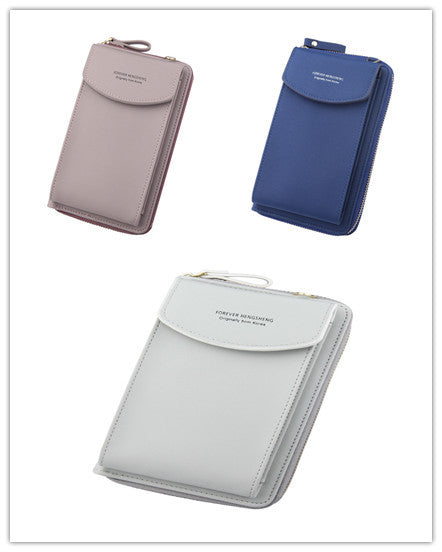 Mobile Phone Bag Zipper - Women Diagonal Bag