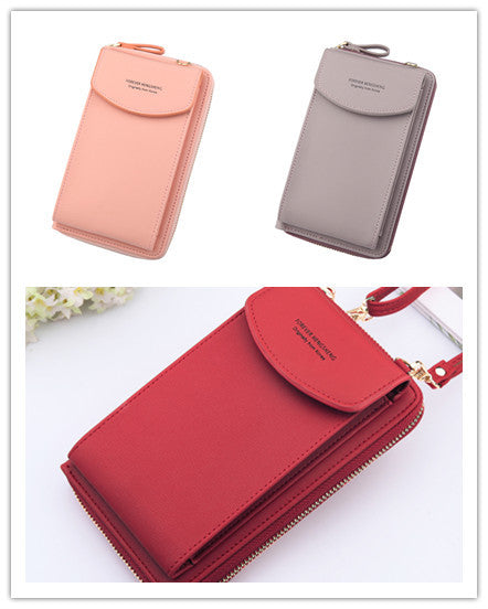 Mobile Phone Bag Zipper - Women Diagonal Bag