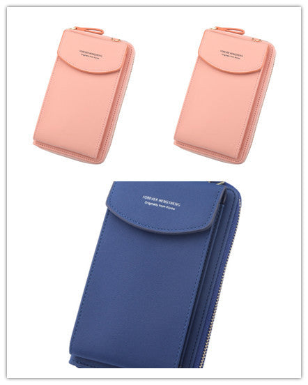 Mobile Phone Bag Zipper - Women Diagonal Bag