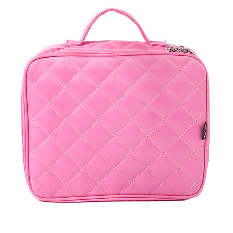 Large Capacity Double Deck Cosmetic Bag - JumoShop