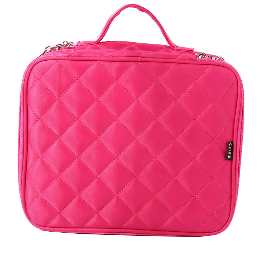 Large Capacity Double Deck Cosmetic Bag - JumoShop