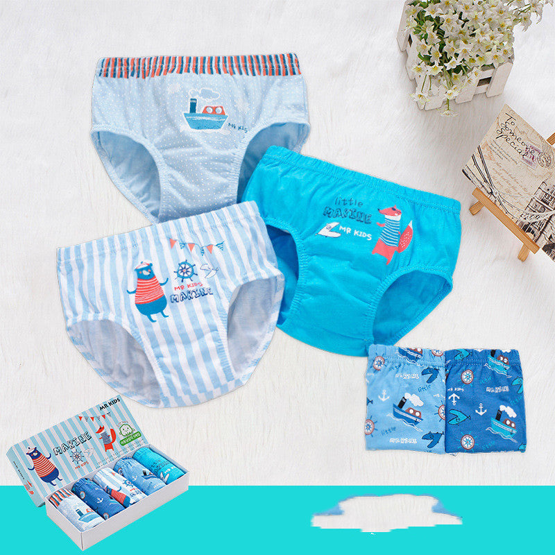 Children's Underwear - Boy's Triangle Cotton underwear