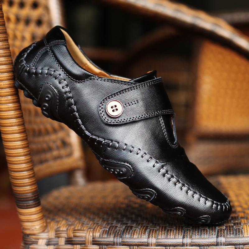 Casual Leather Shoes - Korean Fashion Shoes for Men