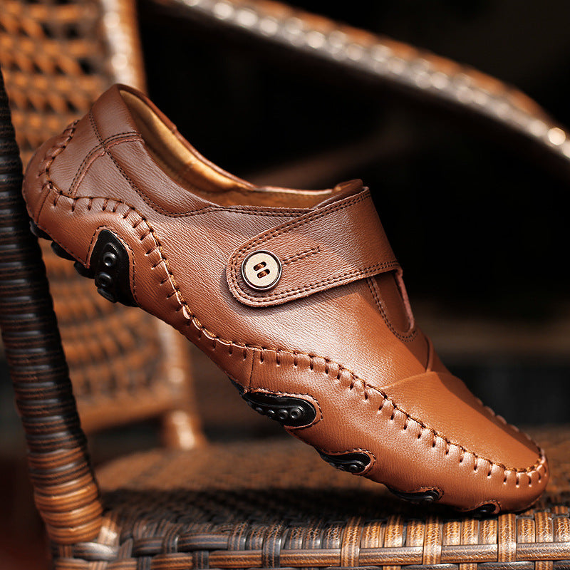 Casual Leather Shoes - Korean Fashion Shoes for Men