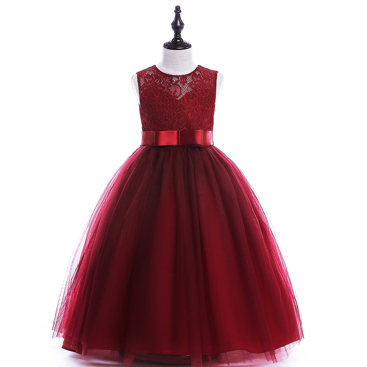 Big Kids Wedding Dress - Girls Petti skirt Lace Dress Costumes