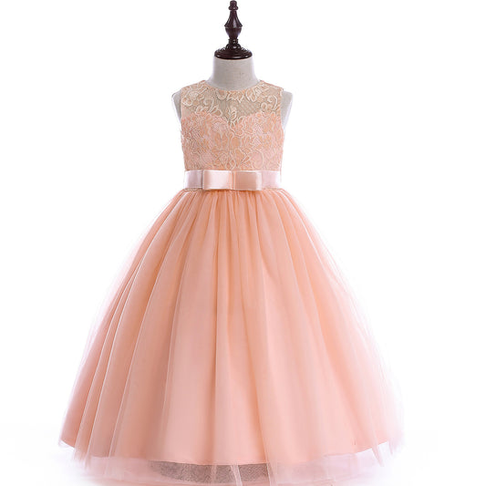 Big Kids Wedding Dress - Girls Petti skirt Lace Dress Costumes