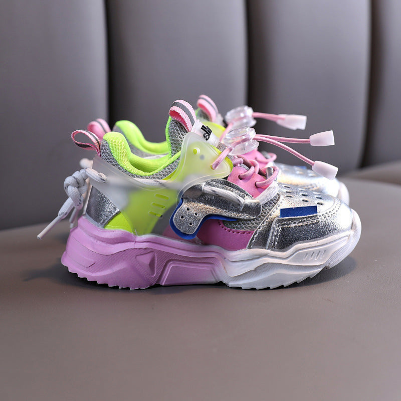 Trendy Autumn Casual Sneakers - Baby Girls/Boys Casual Shoes Soft Bottom Non-slip Breathable Outdoor Fashion for Kids