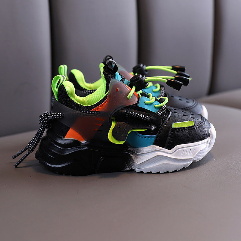 Trendy Autumn Casual Sneakers - Baby Girls/Boys Casual Shoes Soft Bottom Non-slip Breathable Outdoor Fashion for Kids
