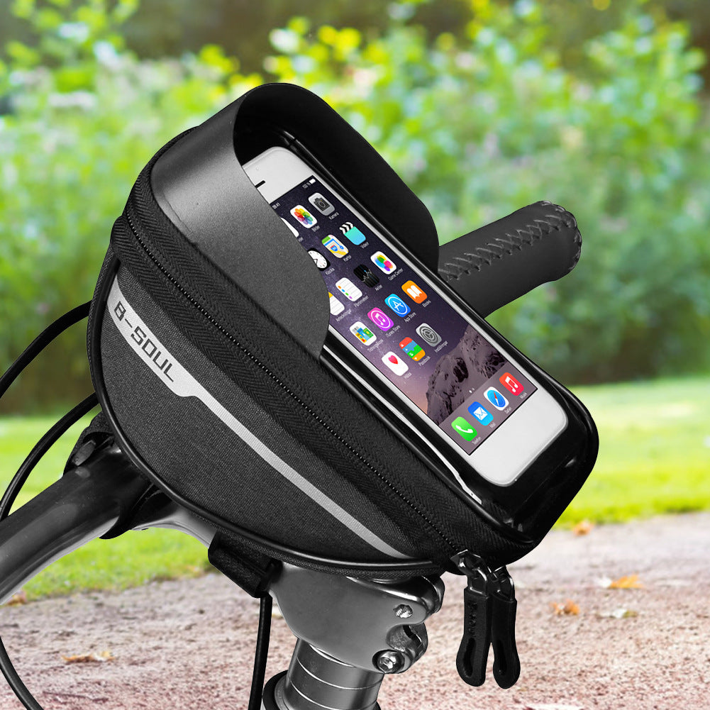 Bicycle Cell Phone Holder - Cell Phone Front Pocket