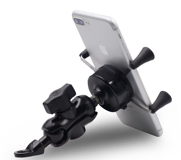Motorcycle Mobile Phone Bracket - Modification Electric Bike Bicycle Accessories Aluminum Alloy Base Bracket