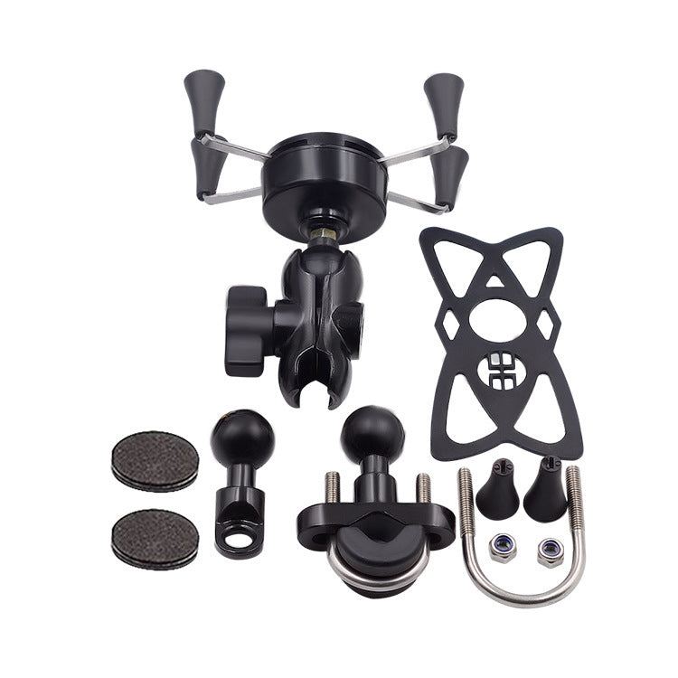 Motorcycle Mobile Phone Bracket - Modification Electric Bike Bicycle Accessories Aluminum Alloy Base Bracket