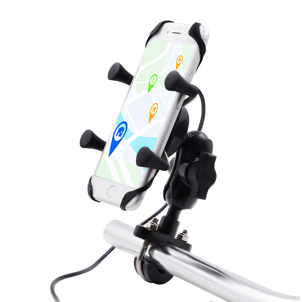 Motorcycle Mobile Phone Bracket - Modification Electric Bike Bicycle Accessories Aluminum Alloy Base Bracket