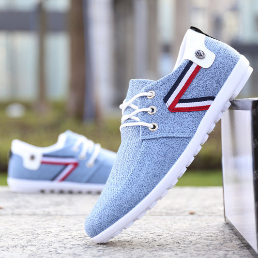 Men's Soft-Soled Canvas Shoes-  Sports And Leisure Old Beijing Cloth Shoes, Peas Shoes