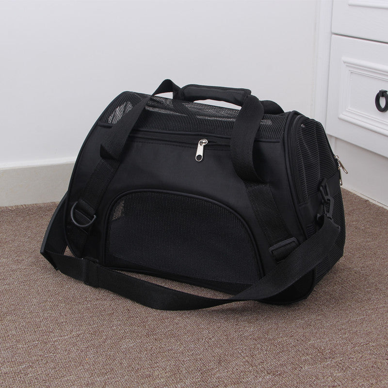 Portable Pet Mesh Carrier Bag - Pet Travel Bags