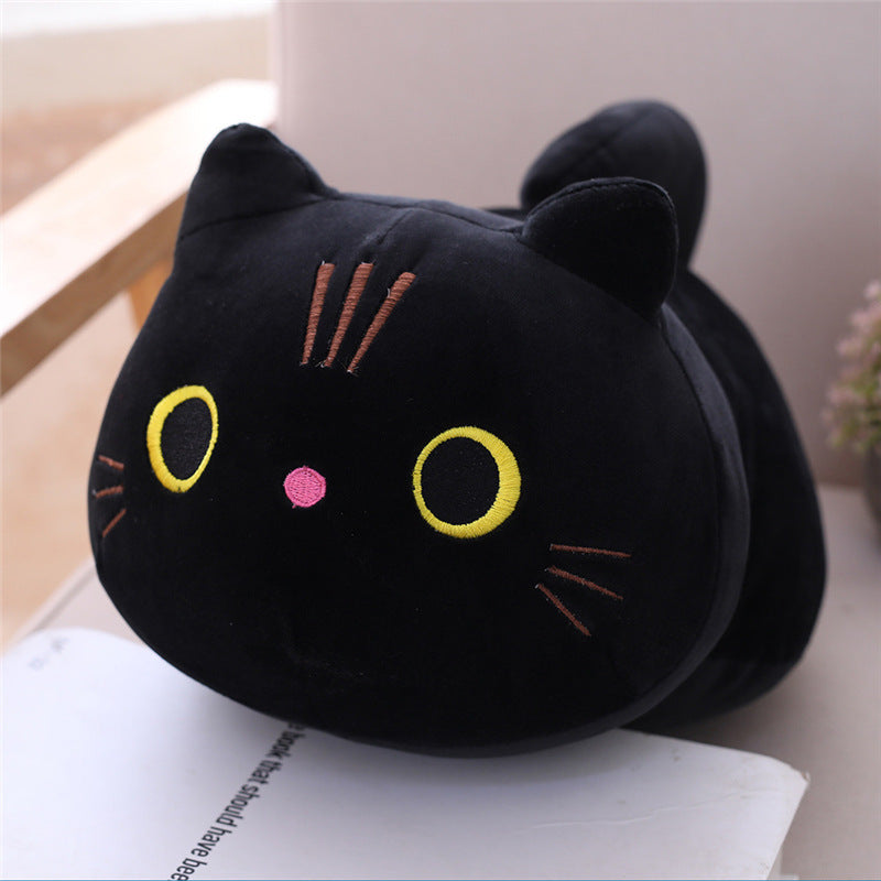 Super Soft Fat Cat Stuffed Animal - Huggable Kitty Companion in Multiple Colors