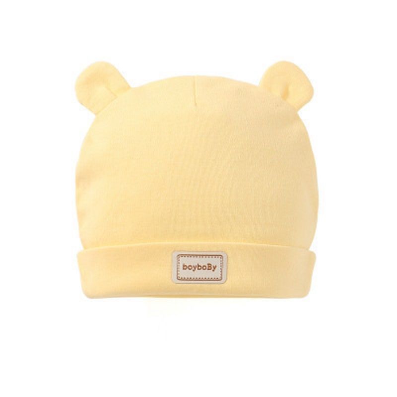 Cute Kids Cap with Bibs - Candy Solid Colors Boys/Girls Baby Beanies, New Born Baby Hat