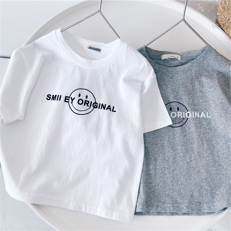 Boy's Summer T Shirt - New Boys' T-shirt Summer Children's Short Sleeve Baby Half Sleeve Top