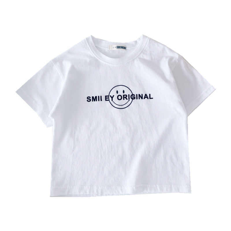Boy's Summer T Shirt - New Boys' T-shirt Summer Children's Short Sleeve Baby Half Sleeve Top