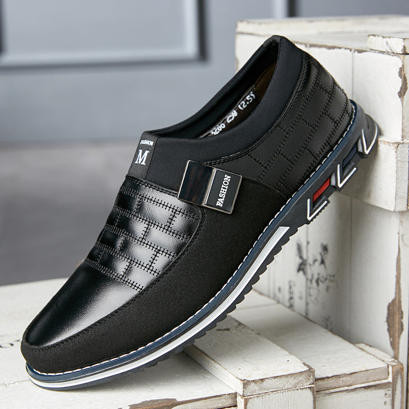 Large Size Leather Shoes - Men's New Casual Leather Shoes