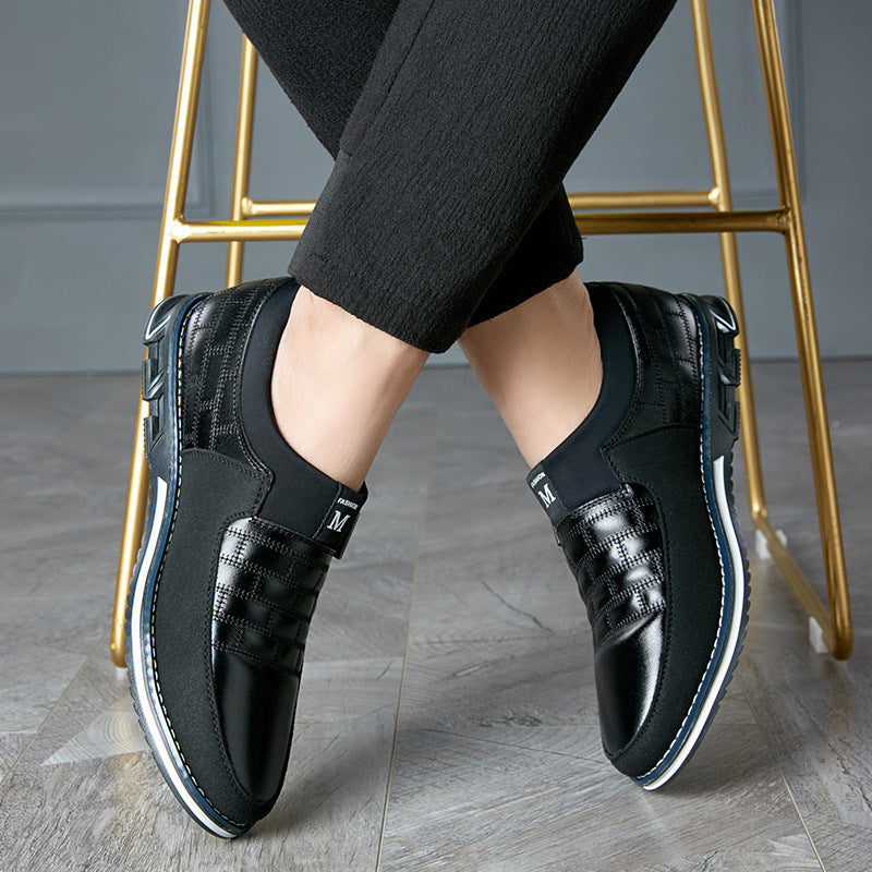 Large Size Leather Shoes - Men's New Casual Leather Shoes