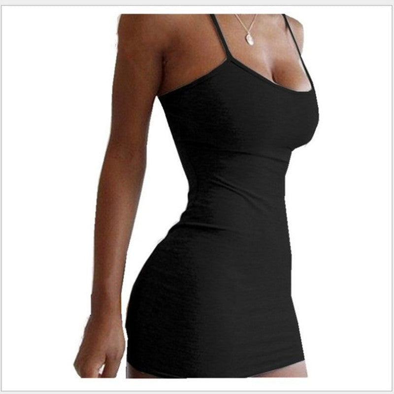 Sexy Hanging Neck Tight-fitting Dress