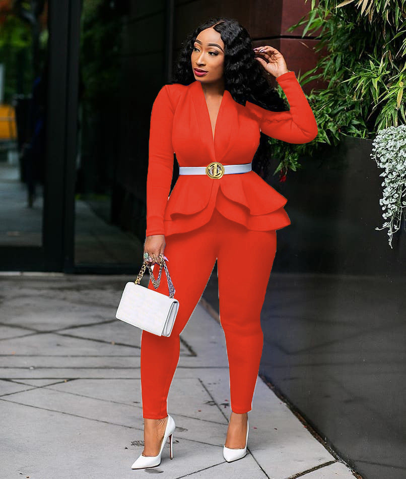 Stylish 2 Piece Suit & Pant - Jacket and Trouser Set